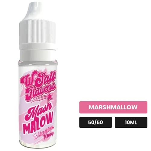 E-liquide Mashmalow de Liquideo, 10 ml, saveur marshmallow.
