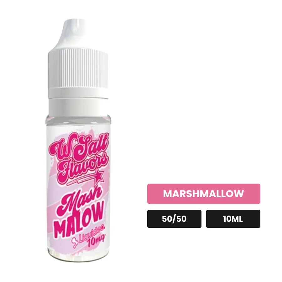 E-liquide Mashmalow de Liquideo, 10 ml, saveur marshmallow.