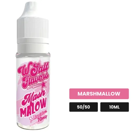 E-liquide Mashmalow de Liquideo, 10 ml, saveur marshmallow.