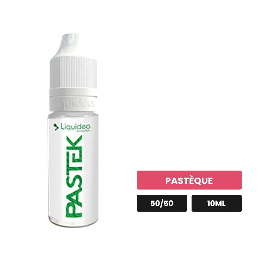 E-liquide Pastek de Liquideo, 10 ml, saveur pastèque.