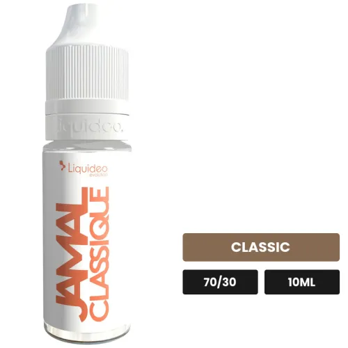 E-liquide Jamal de Liquideo, 10 ml, saveur classic.