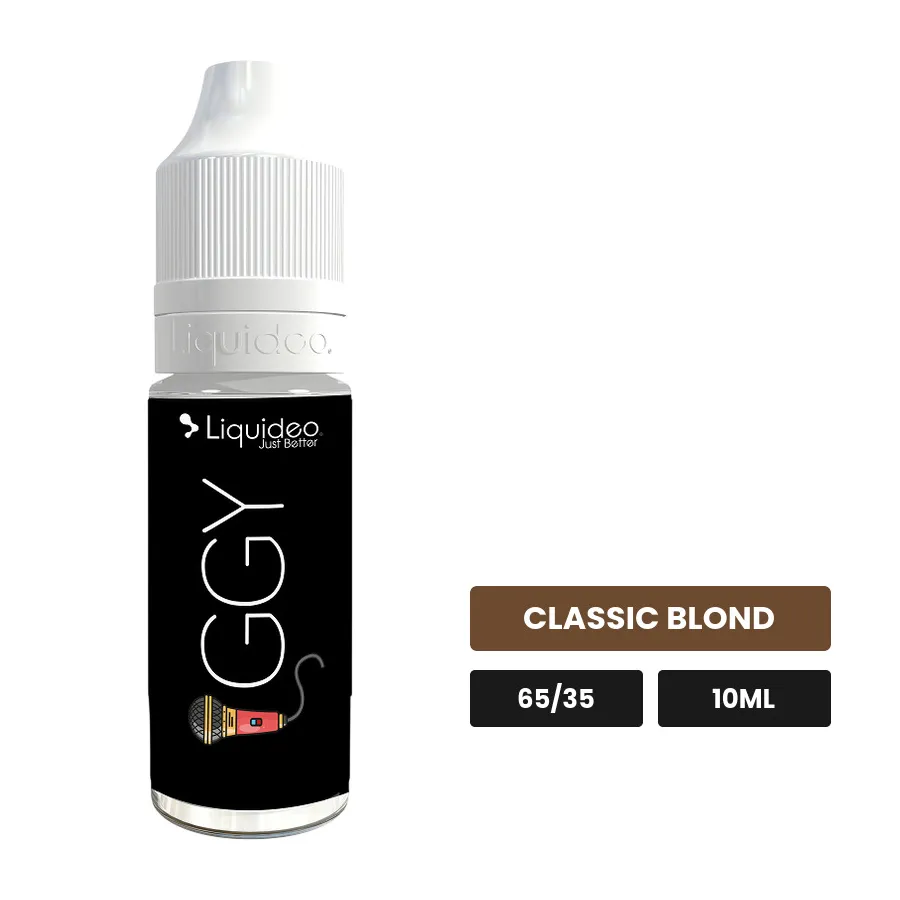 E-liquide Iggy de Liquideo, 10 ml, saveur classic blond.
