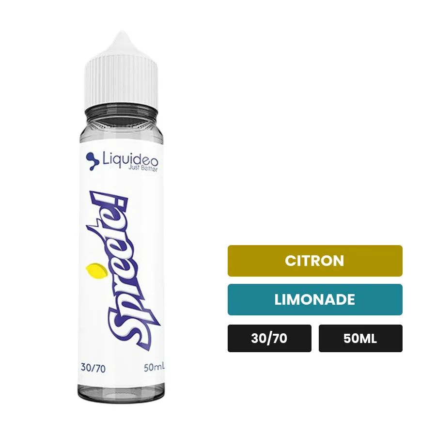 E-liquide Spreete Sodas de Liquideo, 50 ml, saveurs citron et limonade.