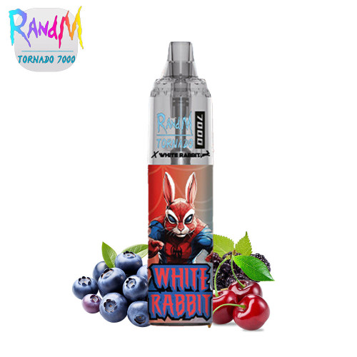 Kit Blue Razz Cherry 7000 puffs 2ml - Tornado by RandM