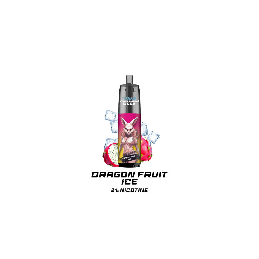 Puff Tornado Blueberry Ice 15000 2% + 2 Liquides 10ml - Tornado & White Rabbit