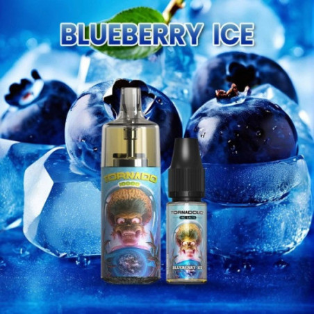 Puff Tornado Blueberry Ice 15000 2% + 2 Liquides 10ml - Tornado & White Rabbit