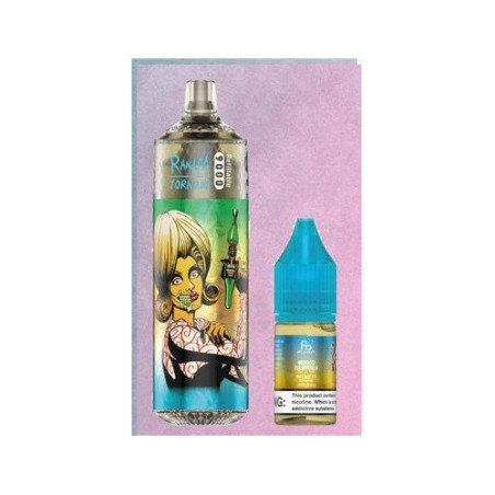 Puff Tornado Blueberry Ice 15000 2% + 2 Liquides 10ml - Tornado & White Rabbit