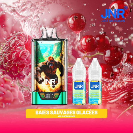 Kit Falcon X 28000 10ml (2x10ml 20mg) JNR - Blueberry Sour Raspberry