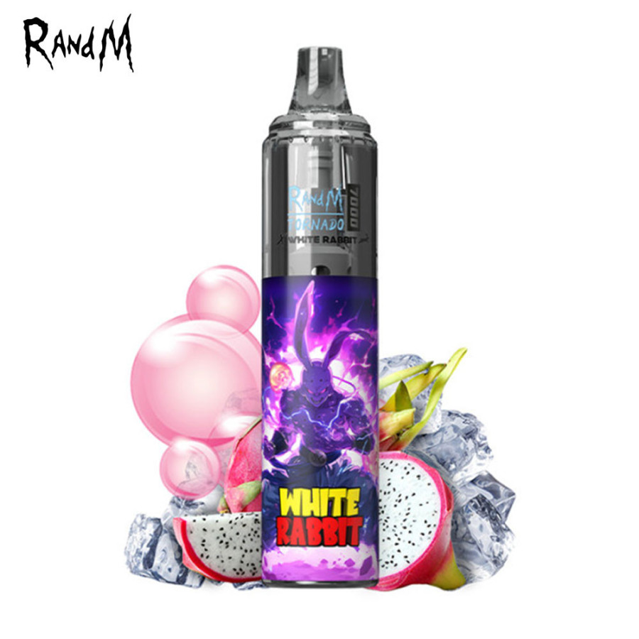Kit Dragon Bubble Gum Ice 7000 puffs 2ml - Tornado by RandM