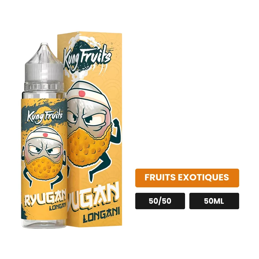 E-liquide E liquide Ryugan de Cloud Vapor, 50 ml, saveur fruits exotiques.