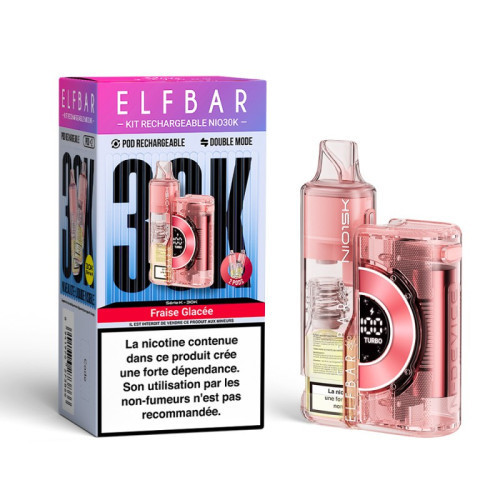 Kit NIO 30K 2mL (+ 2 x 10ml) 20mg Elfbar - Myrtille Framboise acidulées