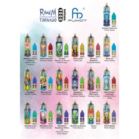 Kit Blueberry Red Raspberry 24000 puffs 2X10ml - Joker by JNR