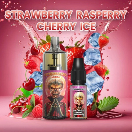 Puff Tornado Strawberry Slush 15000 2% + 2 Liquides 10ml - Tornado & White Rabbit