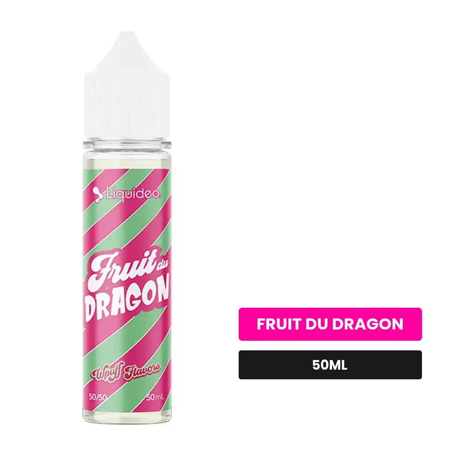 Puff Fruit du Dragon de Liquideo, 50 ml, saveur fruit du dragon.