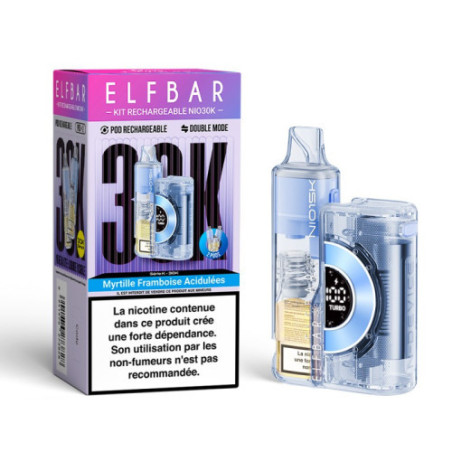 Kit NIO 30K 2mL (+ 2 x 10ml) 20mg Elfbar - Fraise Glacée