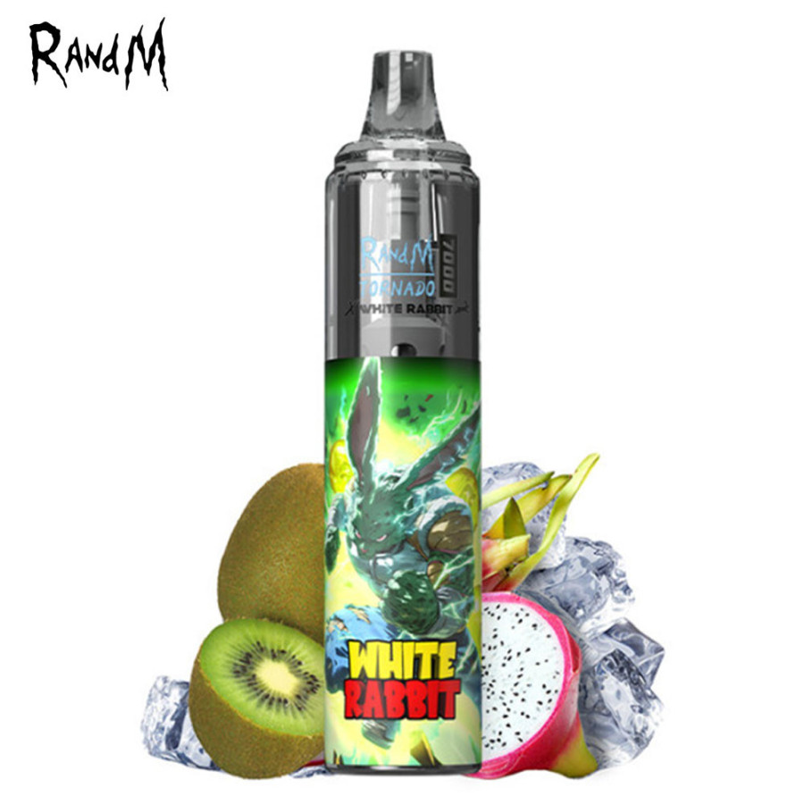 Kit Dragon Kiwi Ice 7000 puffs 2ml - Tornado by RandM