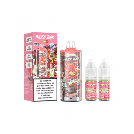 Kit RazzBar 30K (2x10ml 20mg) RazzBar - Myrtille Glacée