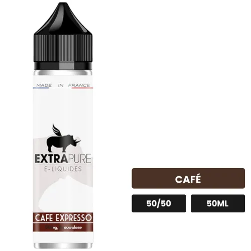 E-liquide Cafe Expresso d'Extrapure, 50 ml, saveur café.