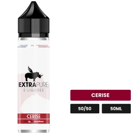 E-liquide Cerise d'Extrapure, 50 ml, saveur cerise.