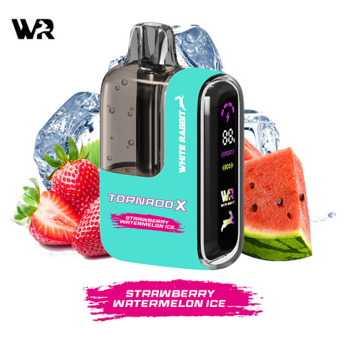 Kit Strawberry Watermelon Ice 25000 puffs 2x10ml - Tornado X White Rabbit