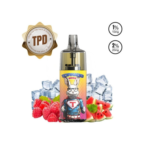 Tornado 10000 - TPD Europe Raspberry Watermelon Ice 10