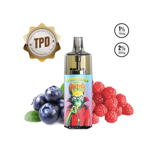 Tornado 10000 - TPD Europe Blueberry Raspberry 10
