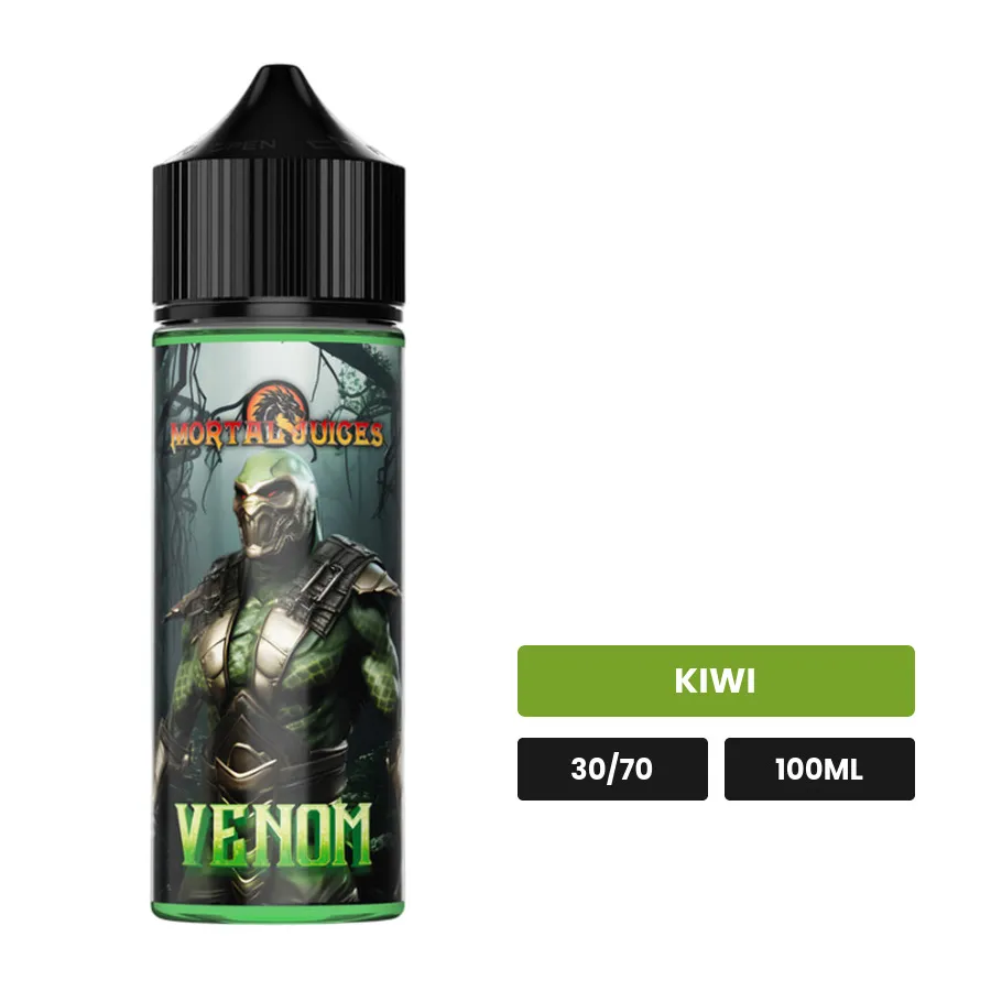 E-liquide Venom d'Extrapure, 100 ml, saveur kiwi.