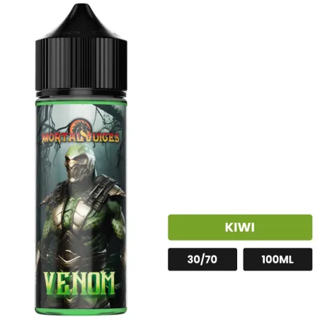 E-liquide Venom d'Extrapure, 100 ml, saveur kiwi.