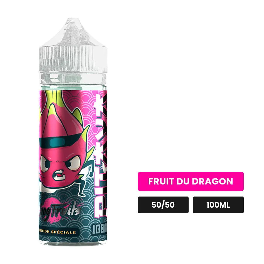 E-liquide Pitaya de Cloud Vapor, 100 ml, saveur fruit du dragon.