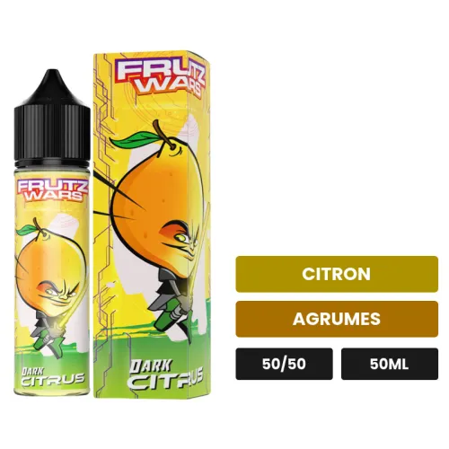 E-liquide Dark Citrus d'Extrapure, 50 ml, saveurs citron et agrumes.