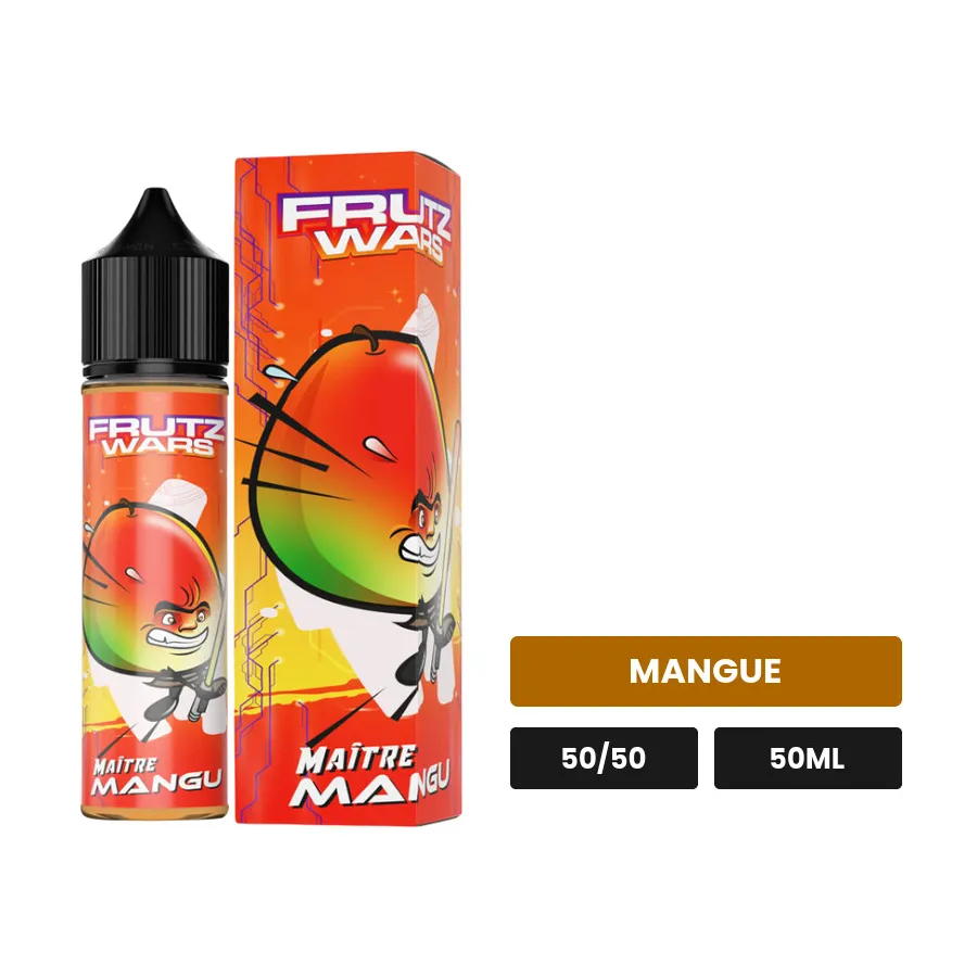 E-liquide Maitre Mangu d'Extrapure, 50 ml, saveur mangue.