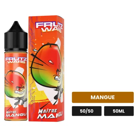 E-liquide Maitre Mangu d'Extrapure, 50 ml, saveur mangue.