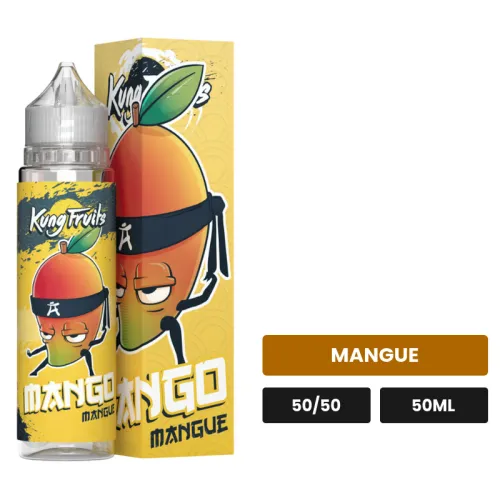 E-liquide Mango de Cloud Vapor, 50 ml, saveur mangue.