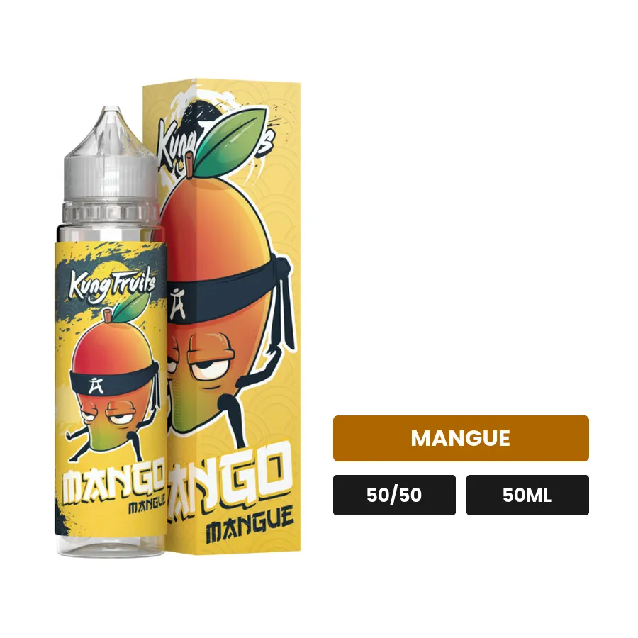 E-liquide Mango de Cloud Vapor, 50 ml, saveur mangue.