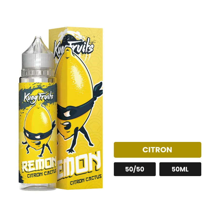 E-liquide Remon de Cloud Vapor, 50 ml, saveur citron.
