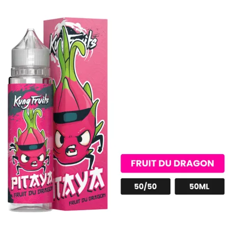E-liquide Pitaya de Cloud Vapor, 50 ml, saveur fruit du dragon.