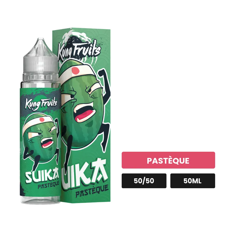 E-liquide Suika de Cloud Vapor, 50 ml, saveur pastèque.