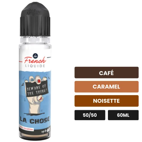 E-liquide Easy2Shake de Le French Liquide, 60 ml, saveurs café, caramel et noisette.