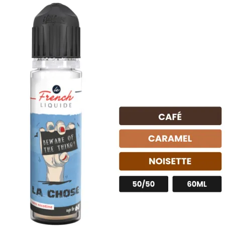 E-liquide Easy2Shake de Le French Liquide, 60 ml, saveurs café, caramel et noisette.