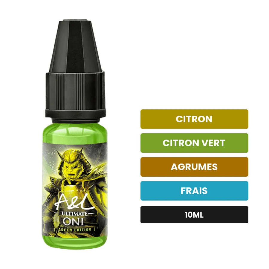 Arome concentre Oni Sweet Edition d'A&l, 10 ml, saveurs citron, citron vert, agrumes et 1 autre, sans nicotine — arôme à.