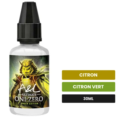 Arome concentre Oni Zero Sweet Edition d'A&l, 30 ml, saveurs citron et citron vert, sans nicotine — arôme à diluer de.