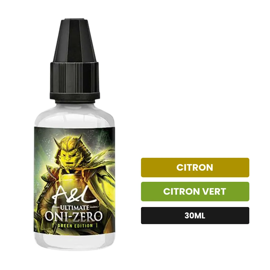 Arome concentre Oni Zero Sweet Edition d'A&l, 30 ml, saveurs citron et citron vert, sans nicotine — arôme à diluer de.