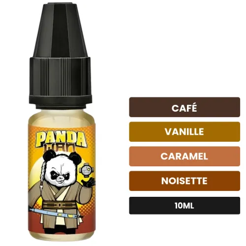 Arome concentre Panda Wan d'A&l, 10 ml, saveurs café, vanille, caramel et 2 autres, sans nicotine — arôme à diluer de.