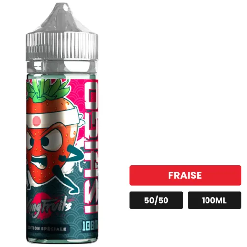 E-liquide Ishigo de Cloud Vapor, 100 ml, saveur fraise.