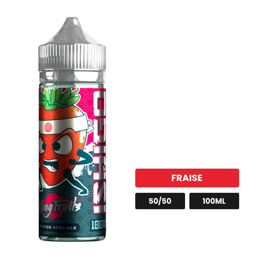 E-liquide Ishigo de Cloud Vapor, 100 ml, saveur fraise.