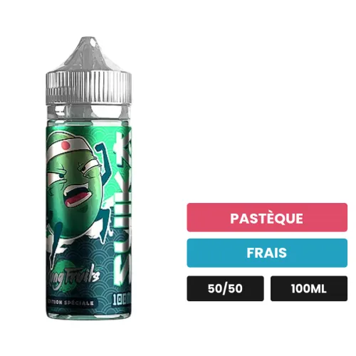 E-liquide Suika de Cloud Vapor, 100 ml, saveurs pastèque et frais.