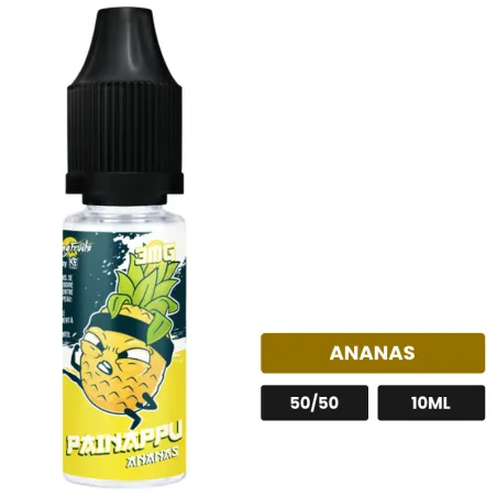 E-liquide Painappu de Cloud Vapor, 10 ml, saveur ananas.