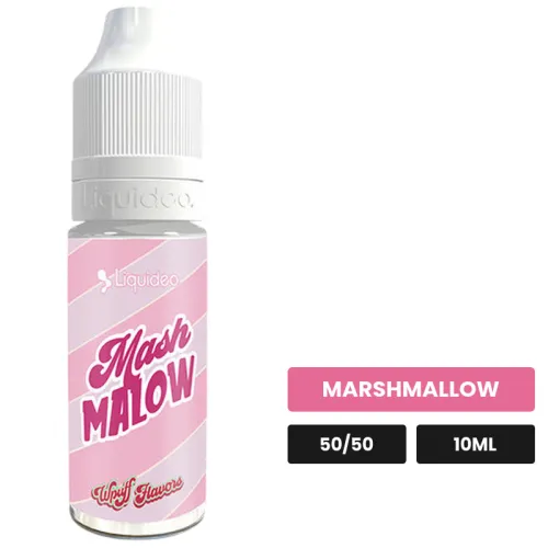 E-liquide Mashmalow de Liquideo, 10 ml, saveur marshmallow.
