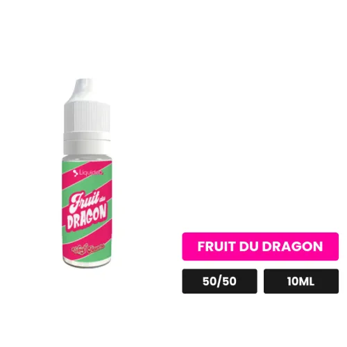 E-liquide Fruit du Dragon de Liquideo, 10 ml, saveur fruit du dragon.