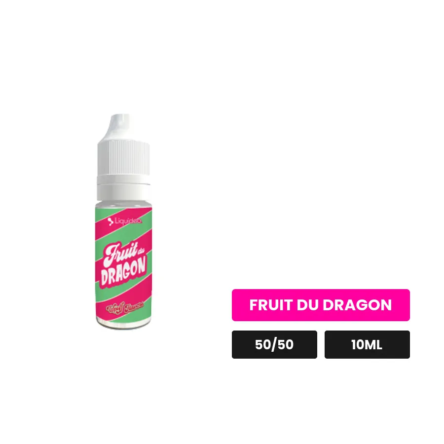E-liquide Fruit du Dragon de Liquideo, 10 ml, saveur fruit du dragon.